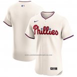 Camiseta Beisbol Hombre Philadelphia Phillies Alterno Elite Blanco