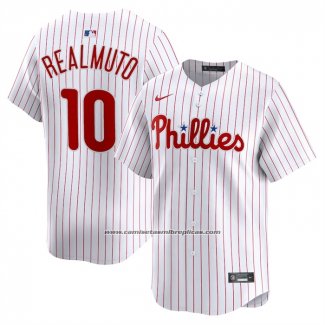 Camiseta Beisbol Hombre Philadelphia Phillies JT Realmuto Primera Limited Blanco