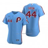 Camiseta Beisbol Hombre Philadelphia Phillies Kyle Gibson Autentico Alterno Azul