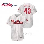 Camiseta Beisbol Hombre Philadelphia Phillies Nick Pivetta Flex Base Blanco