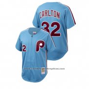 Camiseta Beisbol Hombre Philadelphia Phillies Steve Carlton Cooperstown Collection Autentico Azul