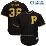 Camiseta Beisbol Hombre Pittsburgh Pirates Jose Osuna Negro Cool Base