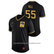 Camiseta Beisbol Hombre Pittsburgh Pirates Josh Bell Cooperstown Collection Legend Negro
