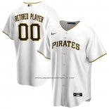 Camiseta Beisbol Hombre Pittsburgh Pirates Primera Pick-A-Player Retired Roster Replica Blanco