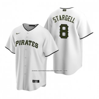 Camiseta Beisbol Hombre Pittsburgh Pirates Willie Stargell Alterno Replica Blanco