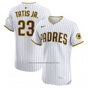 Camiseta Beisbol Hombre San Diego Padres Fernando Tatis Jr Primera Elite Blanco