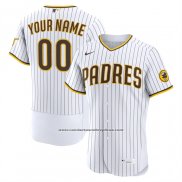 Camiseta Beisbol Hombre San Diego Padres Primera Autentico Personalizada Blanco1