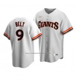 Camiseta Beisbol Hombre San Francisco Giants Brandon Belt Cooperstown Collection Primera Blanco