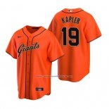 Camiseta Beisbol Hombre San Francisco Giants Gabe Kapler Replica Alterno Naranja