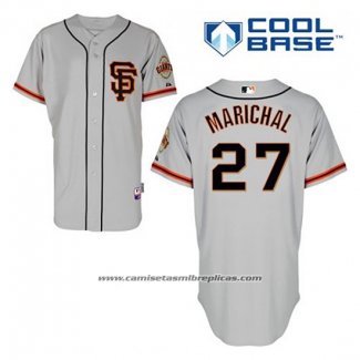 Camiseta Beisbol Hombre San Francisco Giants Juan Marichal 27 Gris Alterno Cool Base