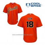 Camiseta Beisbol Hombre San Francisco Giants Matt Cain 18 Naranja Alterno Cool Base