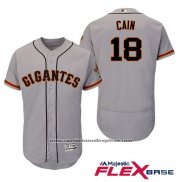 Camiseta Beisbol Hombre San Francisco Giants Matt Cain Gris Hispanic Heritage Flex Base