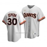 Camiseta Beisbol Hombre San Francisco Giants Orlando Cepeda Cooperstown Collection Primera Blanco