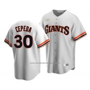 Camiseta Beisbol Hombre San Francisco Giants Orlando Cepeda Cooperstown Collection Primera Blanco