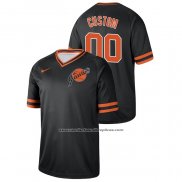 Camiseta Beisbol Hombre San Francisco Giants Personalizada Cooperstown Collection Legend Negro