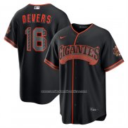 Camiseta Beisbol Hombre San Francisco Giants Rafael Devers Alterno Stadium Negro