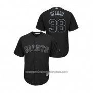 Camiseta Beisbol Hombre San Francisco Giants Tyler Beede 2019 Players Weekend Replica Negro