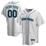 Camiseta Beisbol Hombre Seattle Mariners Primera Pick-A-Player Retired Roster Replica Blanco