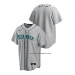 Camiseta Beisbol Hombre Seattle Mariners Replica Road Gris