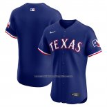 Camiseta Beisbol Hombre Texas Rangers Alternate 2 Elite Azul
