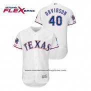 Camiseta Beisbol Hombre Texas Rangers Matt Davidson Blanco