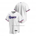 Camiseta Beisbol Hombre Texas Rangers Replica Primera Blanco