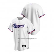 Camiseta Beisbol Hombre Texas Rangers Replica Primera Blanco