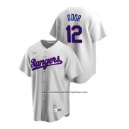 Camiseta Beisbol Hombre Texas Rangers Rougned Odor Cooperstown Collection Primera Blanco