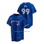Camiseta Beisbol Hombre Toronto Blue Jays Hyun Jin Ryu Replica Alterno Azul