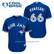 Camiseta Beisbol Hombre Toronto Blue Jays Munenori Kawasaki 66 Azul Alterno Cool Base