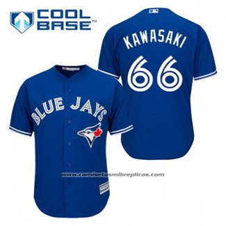 Camiseta Beisbol Hombre Toronto Blue Jays Munenori Kawasaki 66 Azul Alterno Cool Base