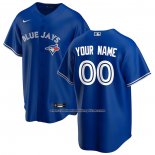 Camiseta Beisbol Hombre Toronto Blue Jays Personalizada 2020 Replica Alterno Azul