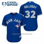Camiseta Beisbol Hombre Toronto Blue Jays Roy Halladay 32 Azul Alterno Cool Base