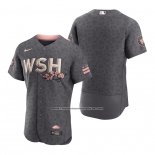 Camiseta Beisbol Hombre Washington Nationals 2022 City Connect Autentico Gris