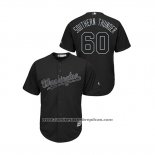 Camiseta Beisbol Hombre Washington Nationals Hunter Strickland 2019 Players Weekend Replica Negro