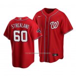 Camiseta Beisbol Hombre Washington Nationals Hunter Strickland Alterno Replica Rojo