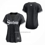 Camiseta Beisbol Mujer Chicago White Sox City Connect Limited Negro