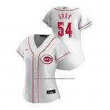 Camiseta Beisbol Mujer Cincinnati Reds Sonny Gray 2020 Replica Primera Blanco