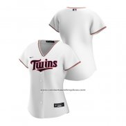 Camiseta Beisbol Mujer Minnesota Twins Replica 2020 Primera Blanco