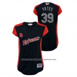 Camiseta Beisbol Mujer San Diego San Diego Padres 2019 All Star Workout National League Kirby Yates Azul