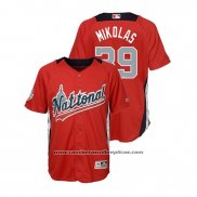 Camiseta Beisbol Nino All Star Miles Mikolas 2018 Home Run Derby National League Rojo