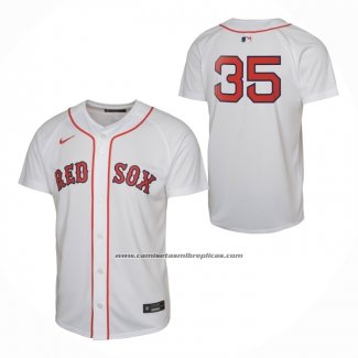 Camiseta Beisbol Nino Boston Red Sox Garrett Crochet Limited Blanco