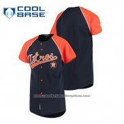 Camiseta Beisbol Nino Houston Astros Personalizada Stitches Azul Naranja