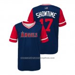 Camiseta Beisbol Nino Los Angeles Angels Shohei Ohtani 2018 LLWS Players Weekend Showtime Azul