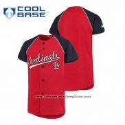 Camiseta Beisbol Nino St. Louis Cardinals Yadier Molina Cool Base Primera Replica Blanco