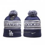 Gorro Beanie Los Angeles Dodgers Stripe Peak Azul