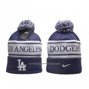 Gorro Beanie Los Angeles Dodgers Stripe Peak Azul