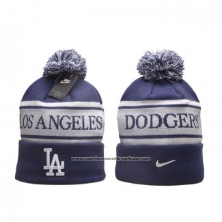 Gorro Beanie Los Angeles Dodgers Stripe Peak Azul