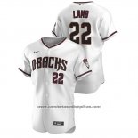 Camiseta Beisbol Hombre Arizona Diamondbacks Jake Lamb Autentico 2020 Primera Blanco Rojo