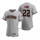 Camiseta Beisbol Hombre Arizona Diamondbacks Jake Lamb Autentico 2020 Road Gris